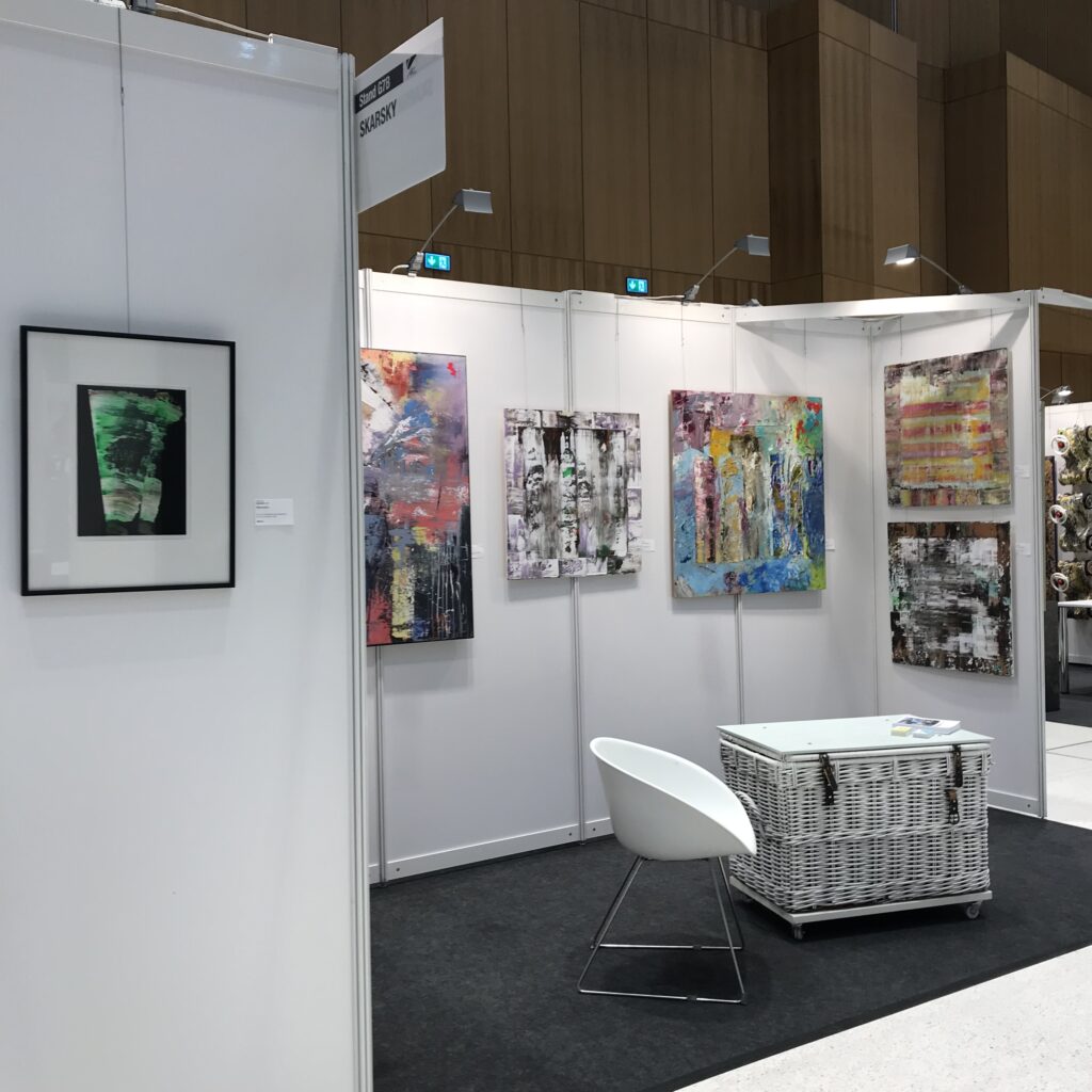 SKARSKY.ART booth at ARTe Wiesbaden 2019