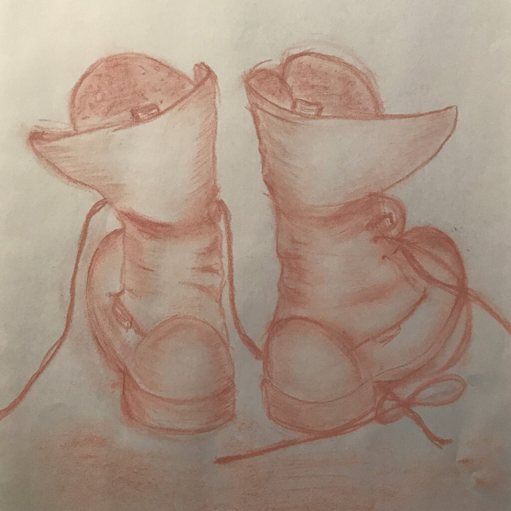 SKARSKY.ART - Drawings - Winter boots